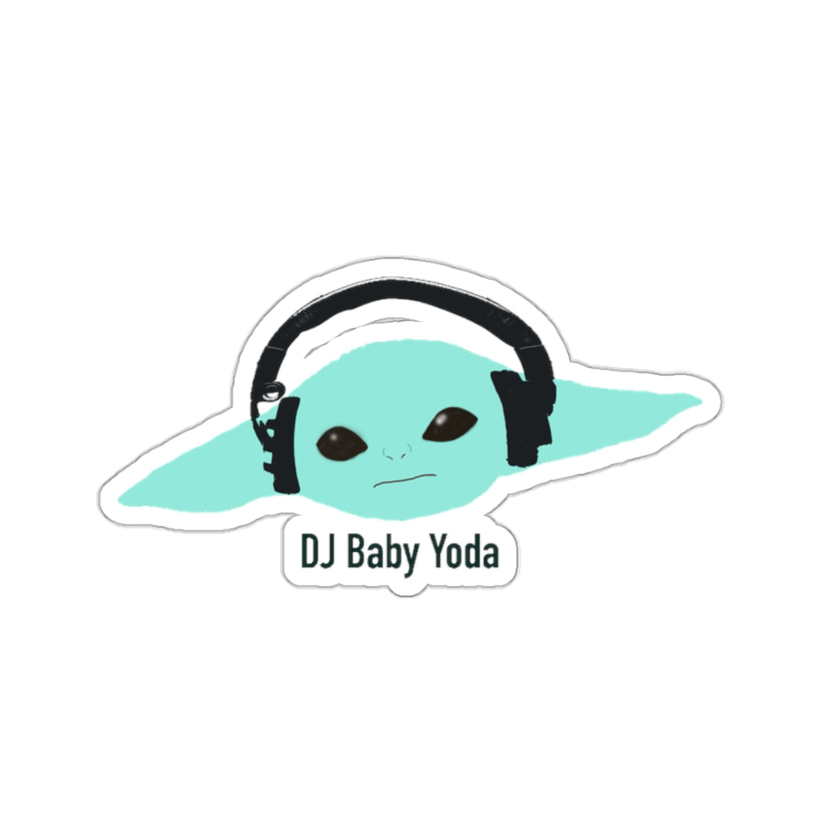 DJ Baby Yoda Stickers